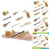 Coleção de Modelos de Instrumentos de PVC Clássicos com Detalhes Precisos para Decoração de Casa e Presente