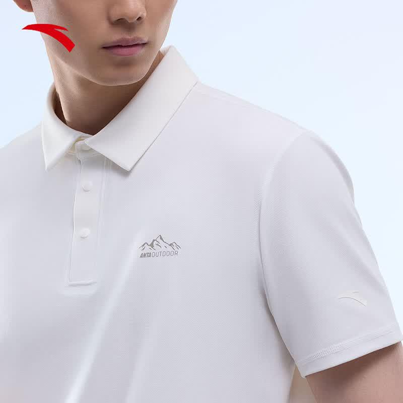 Anta Men's Ice Silk Short-Sleeve Polo Shirt