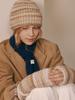 Olinkeompeulliteu Journey Of Sky Sunset Beanie & Warmer Set