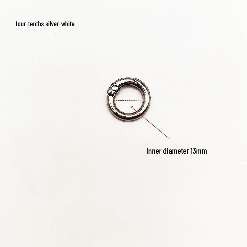 

Пружинное кольцо из цинкового сплава: Аксессуары для вязаной сумки своими руками - Круглое кольцо, Карабин-брелок