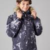 Boys and Girls Thickened Winter Children's Ski Suit Set, Boys and Girls Outdoor Thickened Waterproof Clothing and Pants Gear