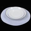 48Pcs Soft Felt Table Mat Cut Smooth Edge Dining Felt Pad Space Saving Felt Coaster Kitchen Storage