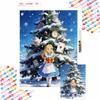 Alice In Wonderland Christmas Themed Diamond Painting Kit Handmade diy5D Home Decoration Gift