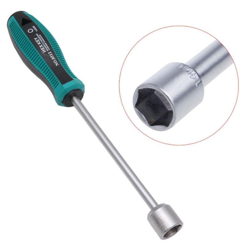 Metal Socket Driver Wrench Screwdriver Nut for Key Nutdriver Hand Tool 14mm