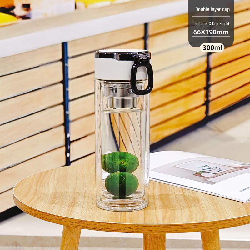Changqi Portable Men s Glass Cup with Filter