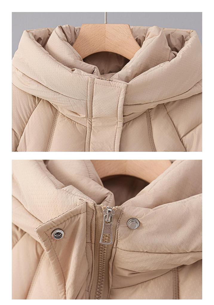 Women's Mid-Length Korean Style Thickened Winter Cotton Jacket - Loose Fit, Plus Size, Fashionable Coat