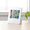 SANWA SUPPLY Digital Thermometer and Hygrometer with Influenza & Heatstroke Indicator (with Warning Buzzer Setting Function) CHE-TPHU2WN