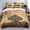Ace of Spades Vintage Bedding Set Bedding Set (1 Duvet Cover, 2 Pillowcases, Duvet Not Included)