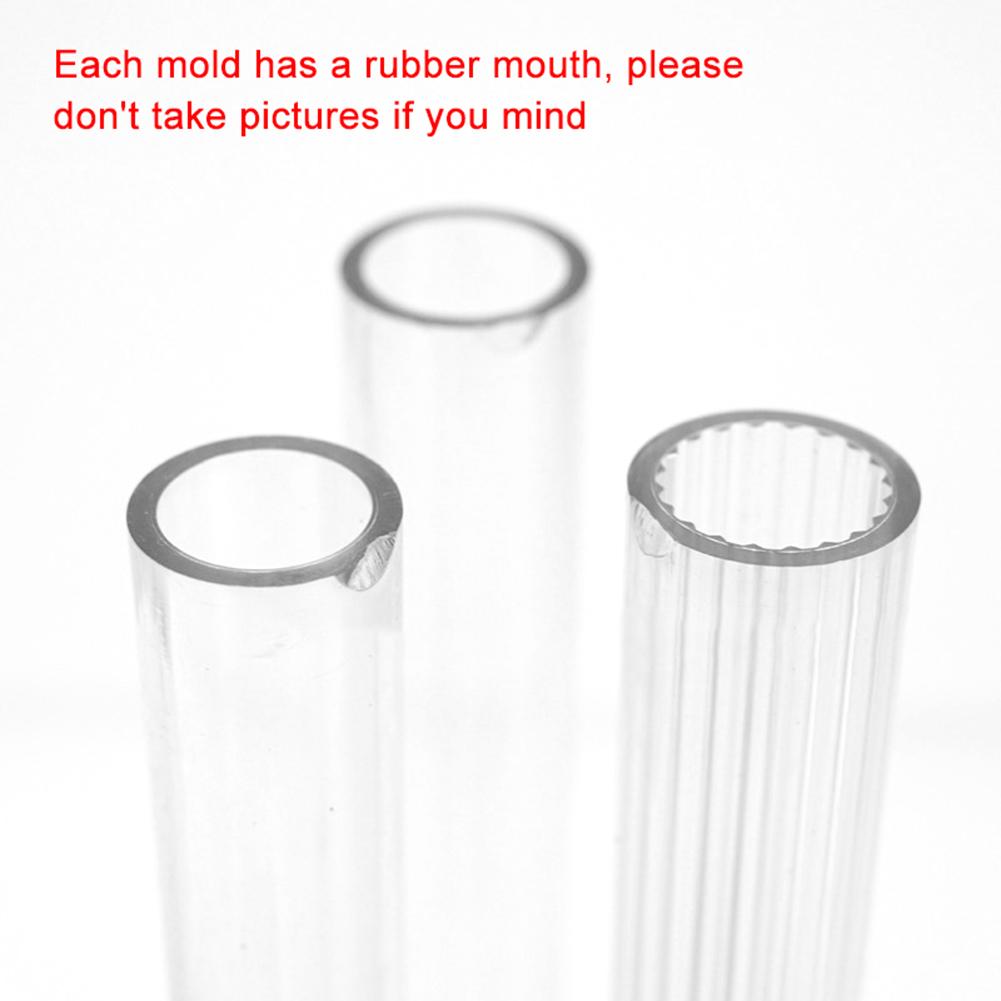 Candle Mould Pillar Pouring Candles Casting Mould 3D Plastic Making Resin Casting Stencils Reusable Easy To Demold Home Diy