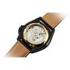 Seiko SEIKO5 Mechanical Movement Leather Strap Watch Men's Watches Black Dial SRPF64K1