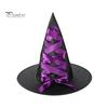 Classic Wizard Character Headwear Halloween Witch Hat, Reusable Oxford Cloth Pointed Stage Performance Costume Hat for Costume, Carnival, Masquerade,