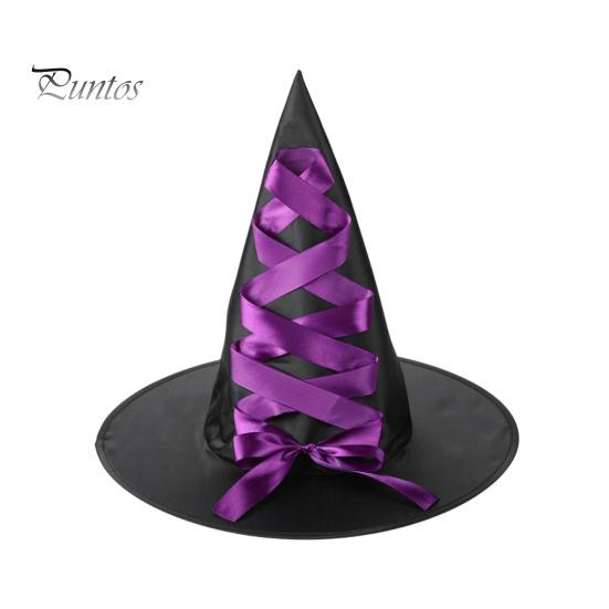 Classic Wizard Character Headwear Halloween Witch Hat, Reusable Oxford Cloth Pointed Stage Performance Costume Hat for Costume, Carnival, Masquerade,