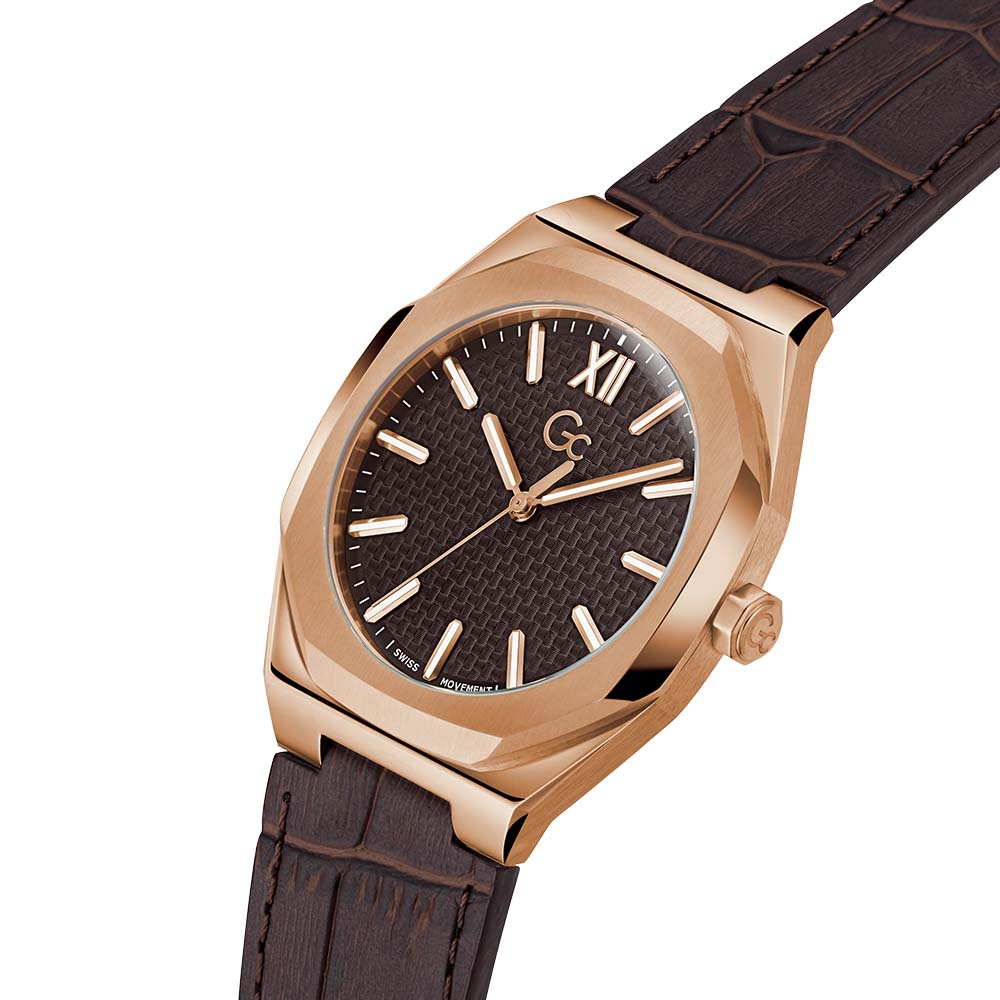 Jissisigye Brown Coussin Sleek (Z26005G4Mf) Men'S Watch