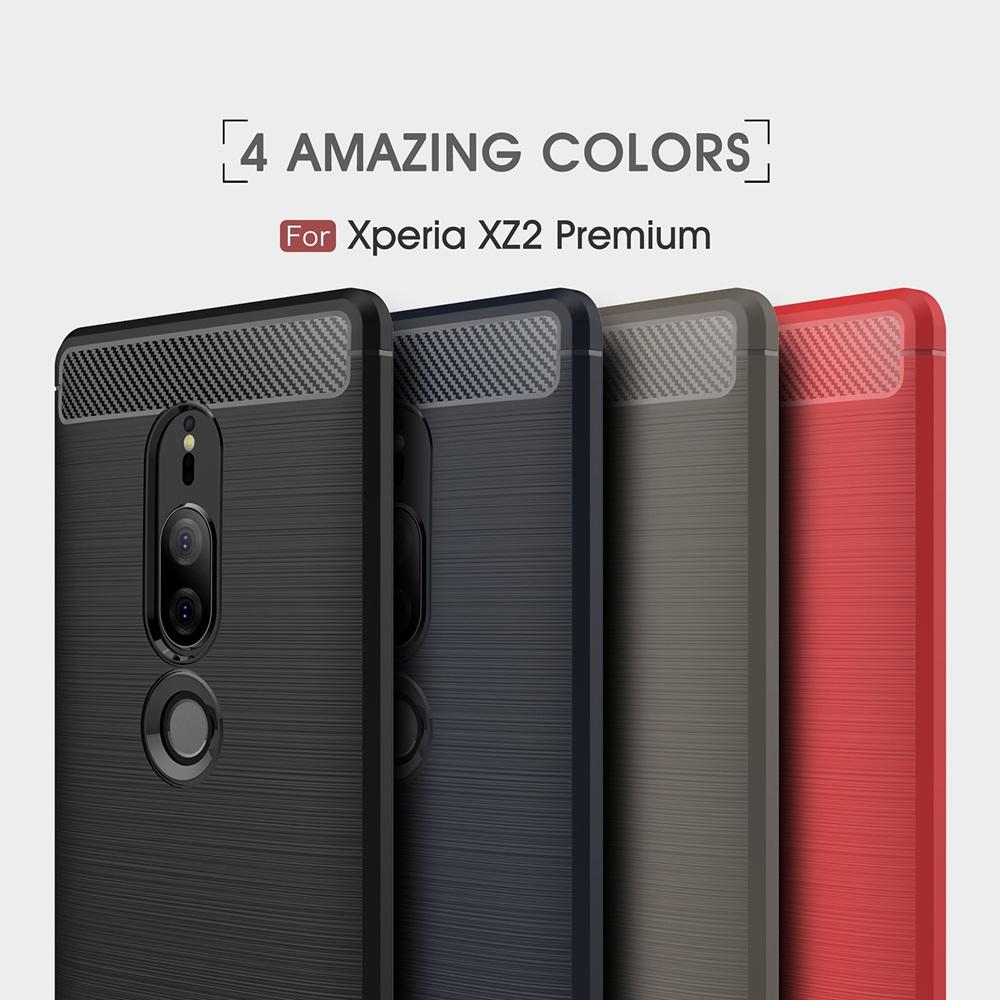 För Sony Xperia XZ2 Premium H8166 H8116 Fodral Silikon Stötfångare Stöttåligt TPU Baksida Matt Telefonfodral för Sony XZ2Premium SOV38