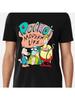 Rocko's Modern Life Short-sleeved T-shirt: Yellow Dog Green Frog Red Fish Togeth