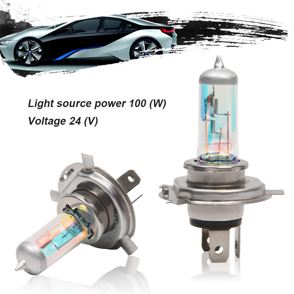 2 Stück H4 Auto Scheinwerferlampen 12V 55W Scheinwerferlampen Super Helle Auto Nebelscheinwerferlampen Fern- und Abblendlicht GM Autoteile Lampen