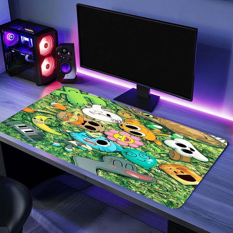 The Amazing World of Gumball1 Mouse Pad - Non-Slip Rubber Base, Smooth Surface for Work,Gaming,Office,And Home Use, Desk Mouse Pad