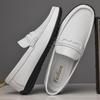 Plus Size Split Leather Shoes Men Loafers Comfortable Casual Shoes Men Flats Moccasins Men Driving Shoes