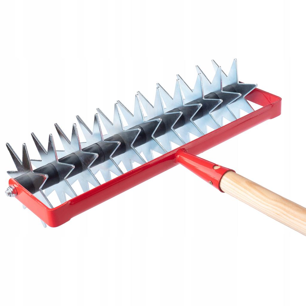 KADAX Hand Cultivator Soil Loosener Garden Aerator 145cm Rotary