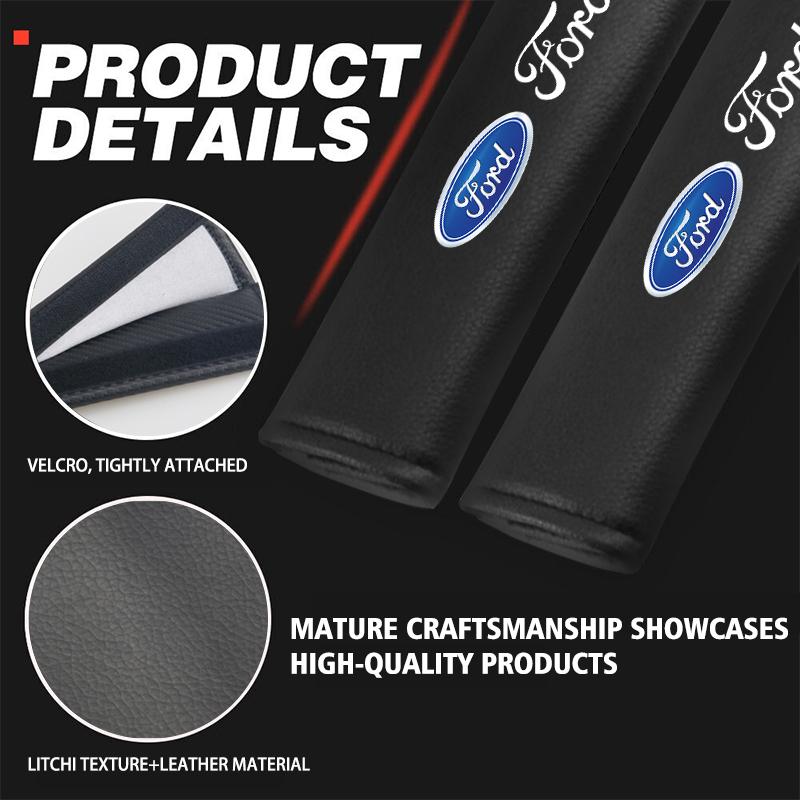 1/2PCS Car Seat Belt Covers Shoulder Cushion Protector Pad For Ford Fiesta mk7 mk5 mk8 mk4 mk6 1995-2011 2012 2013-2023