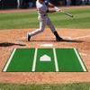 Baseball Batting Mat with Home Plate Stable Reinforced