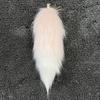 Plush Foxy Tail Keychain Soft and Comfortabel Key Holder 20cm Faux Furry Pendant Charm for Fashionable Accessories