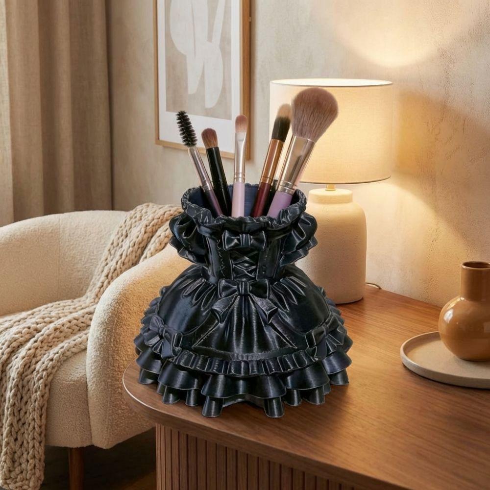 Large Capacity Pen Holder Cute Style Makeup Brush Holder Durable Jewelry Storage Box Bedroom
