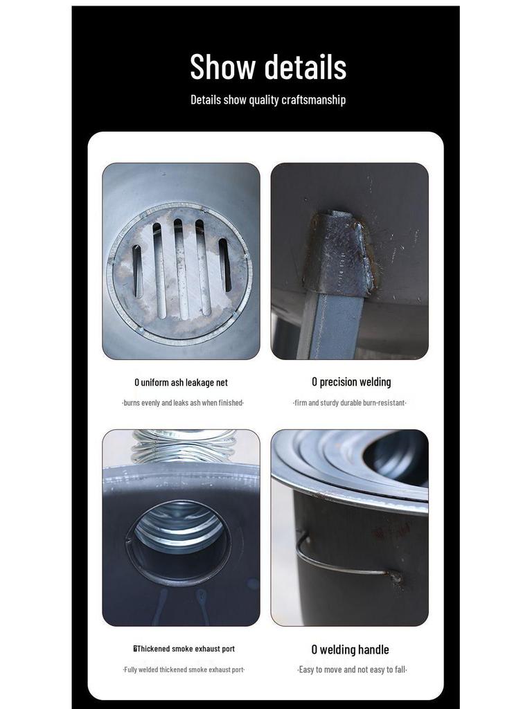 Portable Outdoor Firewood Stove For Rural and Household Use