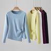 "2025 Autumn/Winter French Slim Fit Long Sleeve Women's Base Layer Tee”