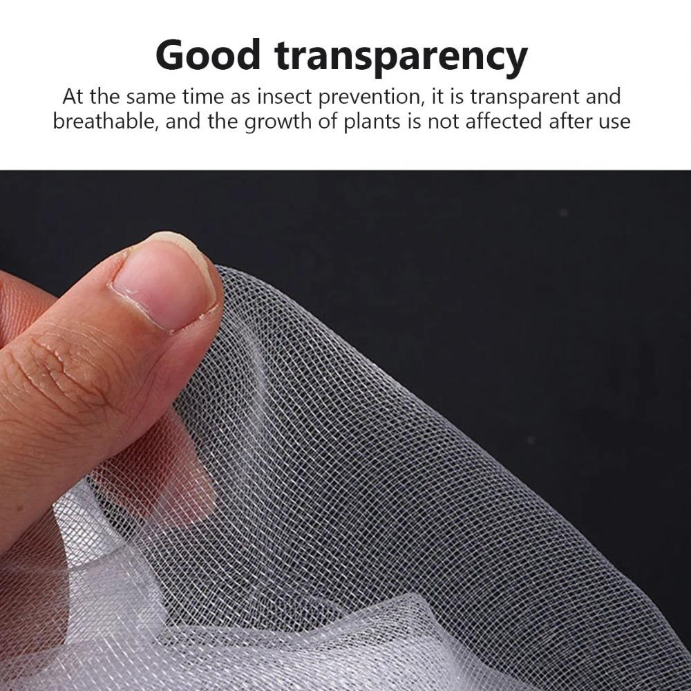 Zip Drawstring Plant Insect Screen Cover Plant Protection Mesh Pest Control Net Pest Control Lightweight Garden Protective Net