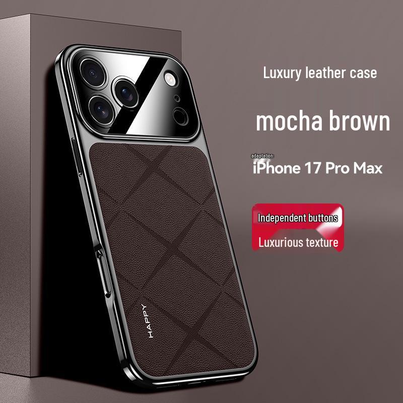 iPhone 17 Pro Max Ultra-Thin Luxury Leather Case: High-End Personalized Soft Cover iPhone 17 Pro