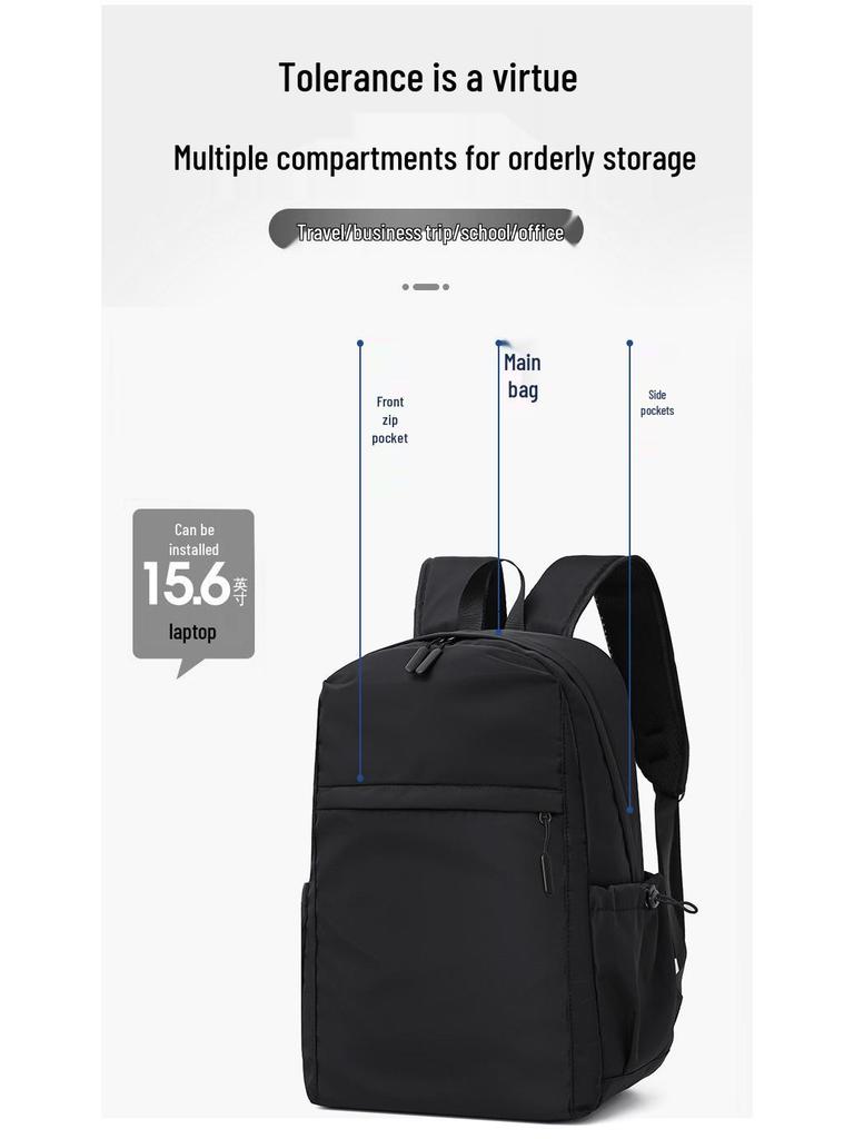 Herren Casual Business Laptop-Rucksack mit mehreren Fächern - Vielseitige Studenten-Schultasche, Reise-Tasche mit großer Kapazität