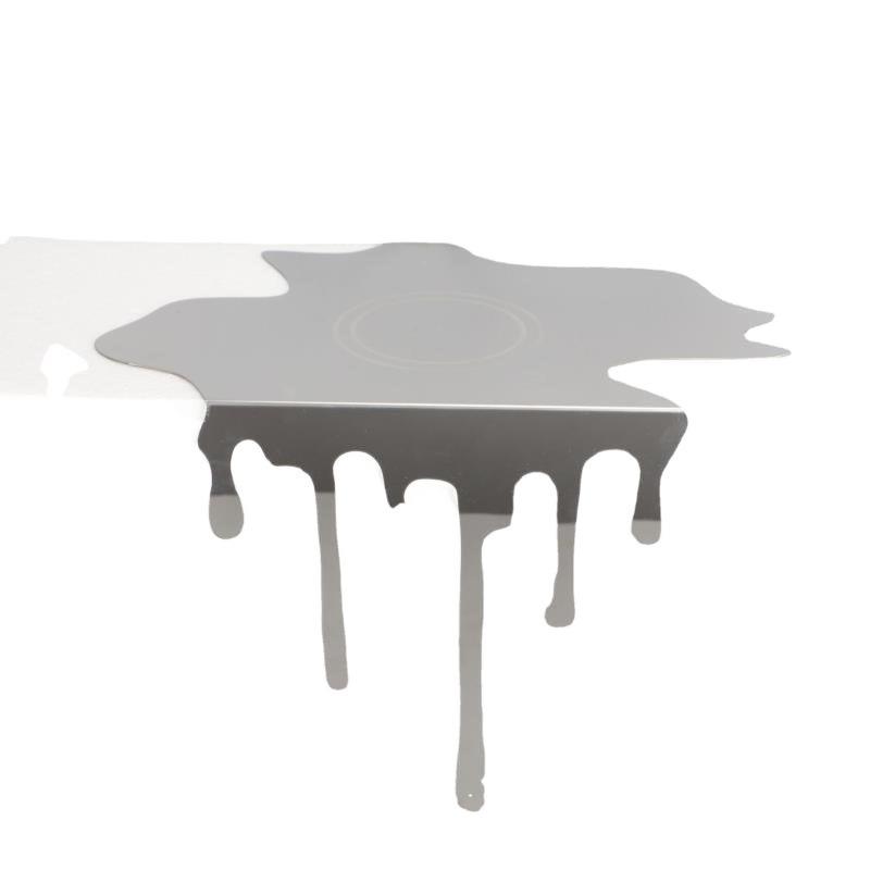 Stainless Steel Abstract Ornament for Living Room Decor - Luxury Metal 3D Craft