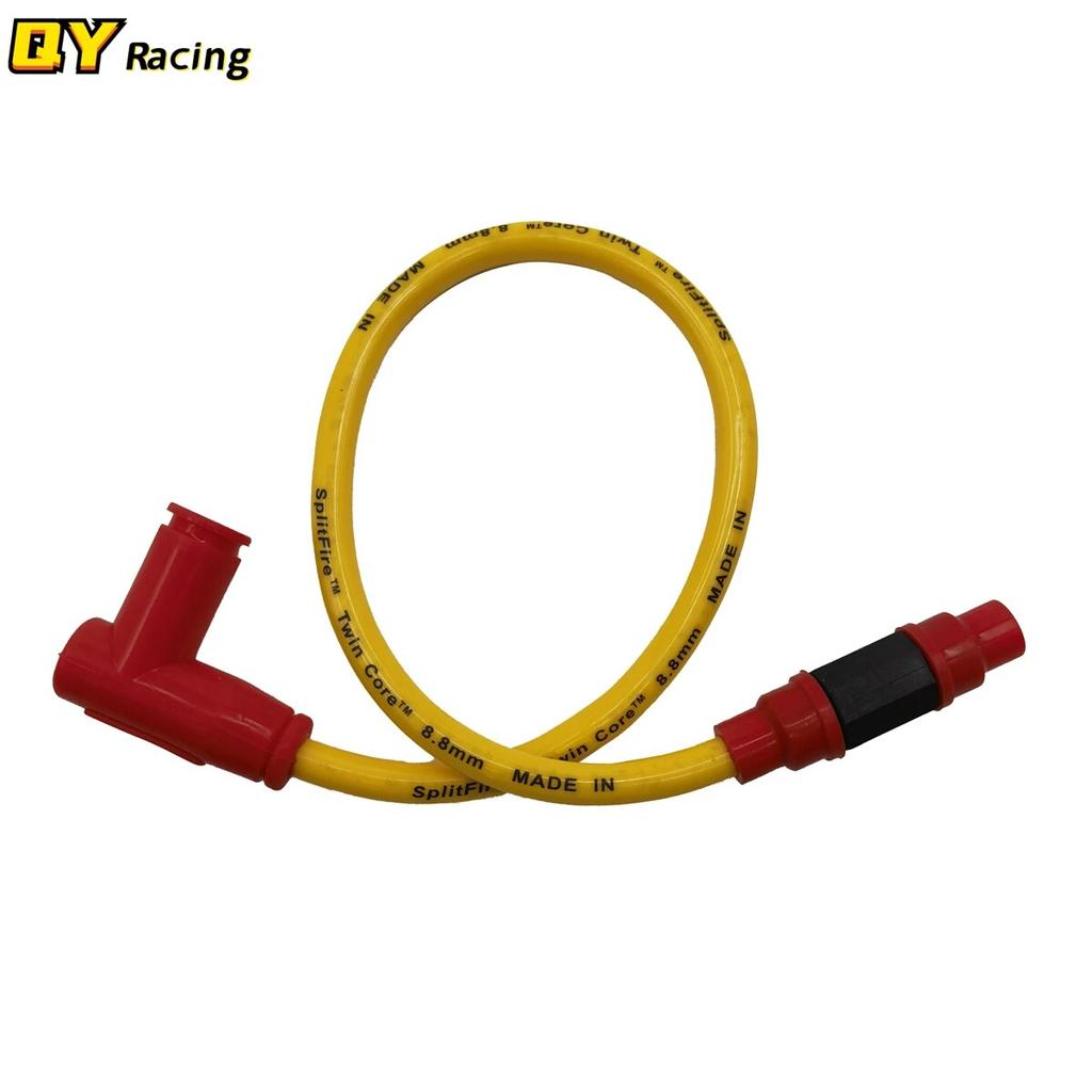 Bujie pentru motociclete Cablu de alimentare cu iridiu Cablu capac capac Cablu de aprindere pentru Off-road Motocross Dirt Motor Bobina de aprindere