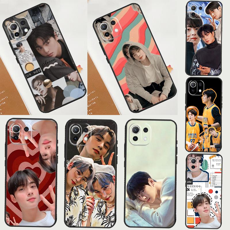 Cha Eun Woo Korean actor singer Case For Xiaomi 14T Pro 11T 12T 13T 13 14 15 Ultra POCO X7 Pro X3 X5 M6 F5 F6 X6 Pro Cover