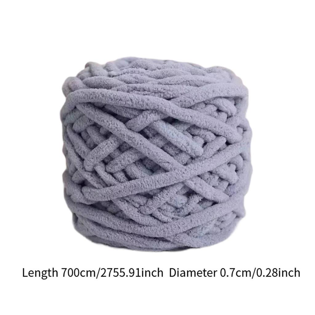 Fio Grosso Chunky, Fio Volumoso, Confortável, Leve, Lavável, para Artesanato,