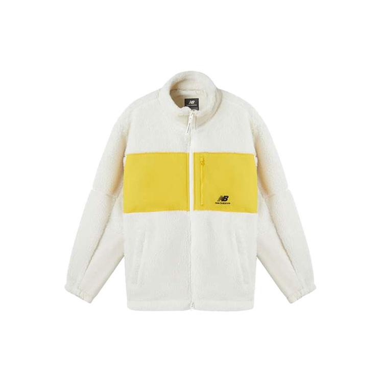 New Balance Lifestyle Cotton Warm Jacket Asia Sizing  White Yellow  Unisex MDA35013-CRE L