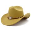 Male and Female Couples Light Felt Fashion Top Hat Minority Style Grassland Equestrian Hat High Sense Street Shot Jazz Hat