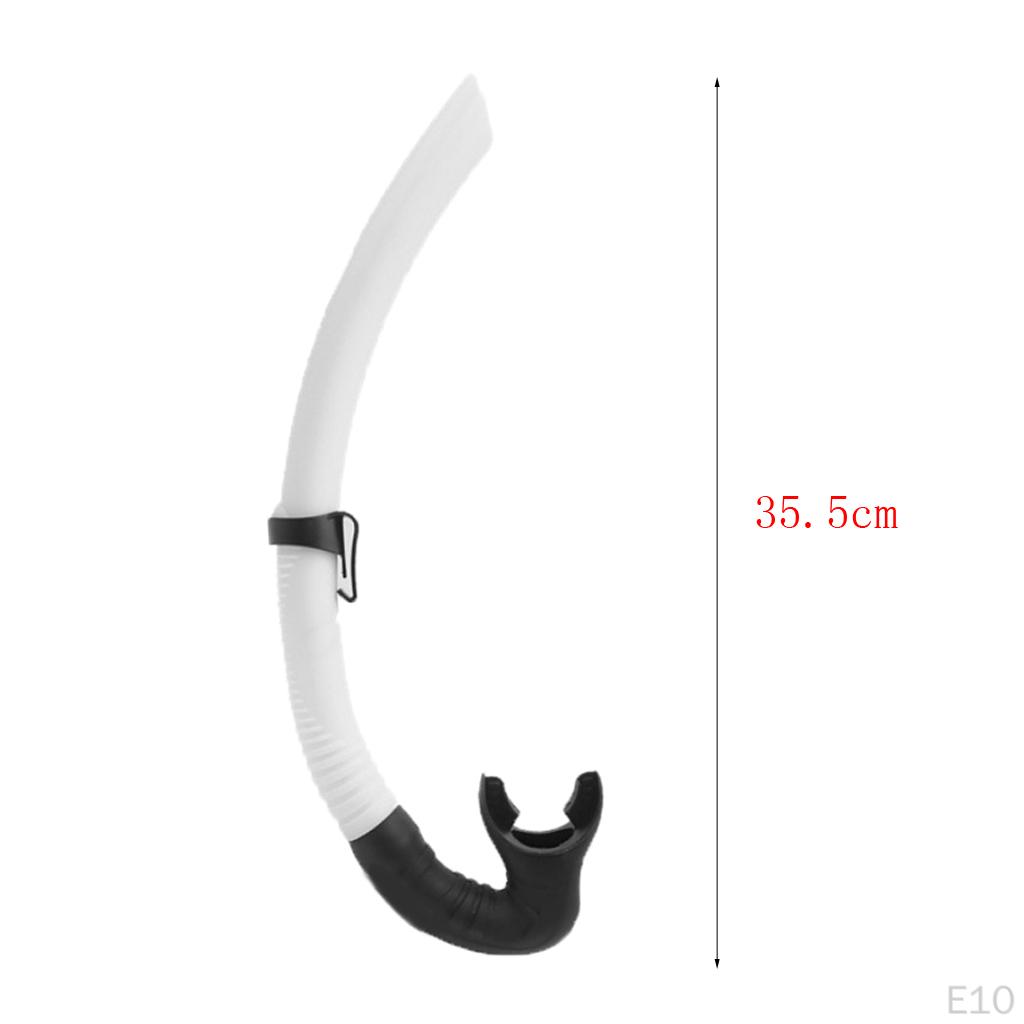 Snorkel Silicone Mouthpiece Breathing Tube Buckle