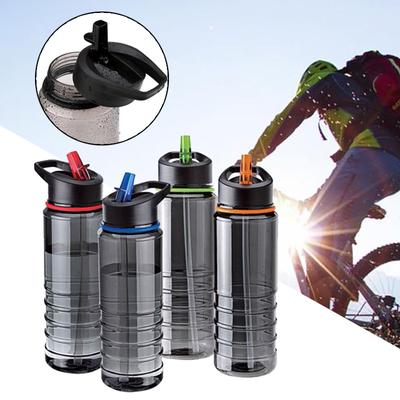 Flip Straw Drinks Sport Hydration Water Bottle Running Cycling Hiking BPA Free