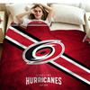 Carolina Hurricanes Print Flannel Blanket High Quality Warm Comfortable Cover for All Seasons Perfect for Gifts Home Decor