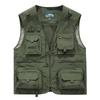 Men's Quick-Dry Multi-Pocket Outdoor Photography Vest