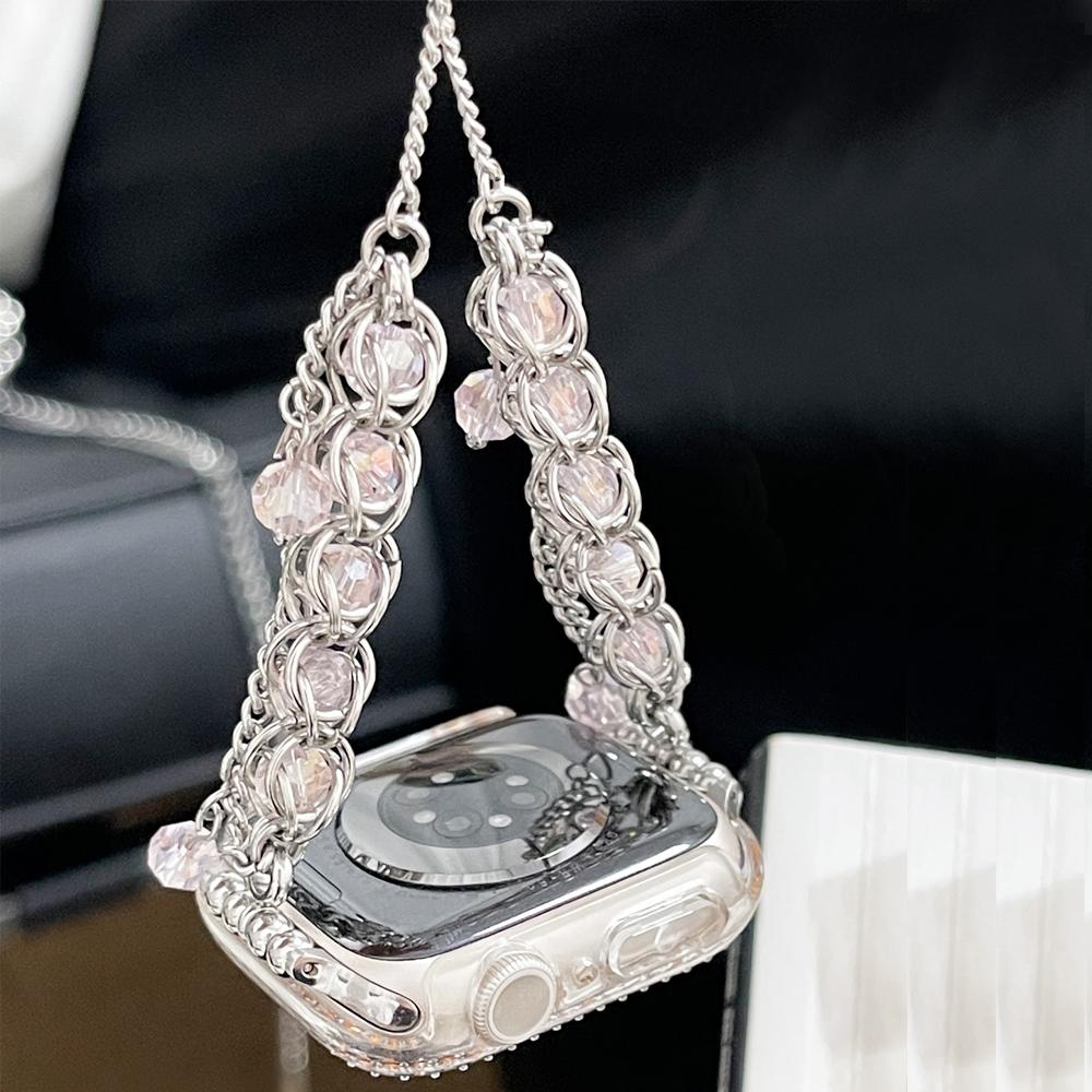 18mm 20mm 22mm Damenarmband für Samsung Galaxy 6 5 4 40mm 44mm 6/4 Classic Active 2 Schmuckband für Huawei GT4 41mm Amazfit GTS4