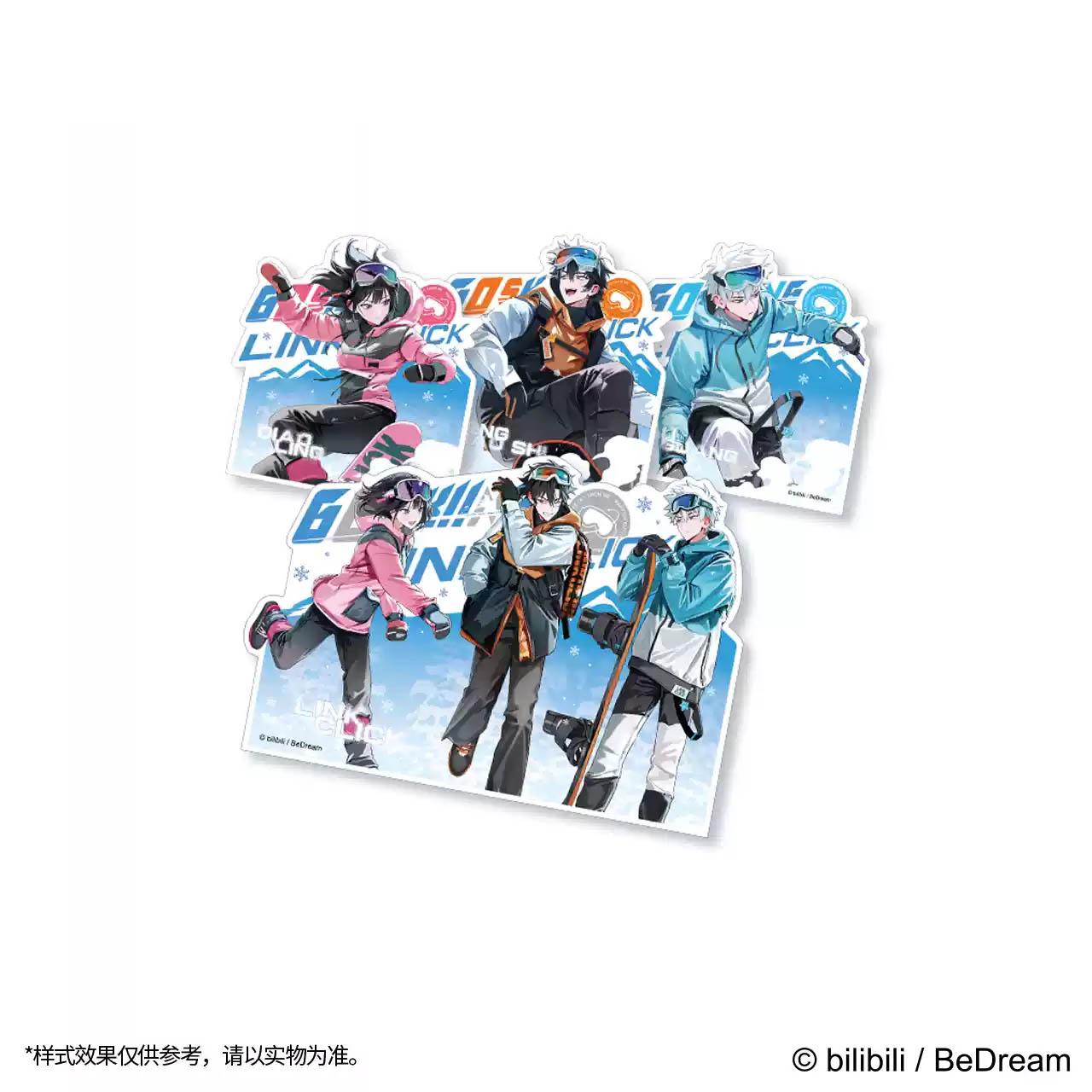 Sunsyea Link Click Shiguang Daili Ren Official Merch Series Badge Laser Cards Acrylic Stand Board Ornaments Card Album In Stock