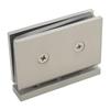 Brass Wall Mount Glass Bracket 360 Degree Adjustable for Shower Doors 8 12mm Stylish and Sturdy for Bathroom Installations