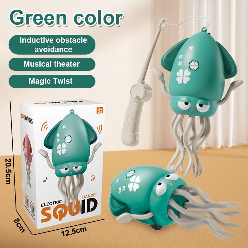 

1Pc humorous Dancing Octopus toy Crawling Auto-sensing Avoiding Obstacles Electronic Pet Featuring Music Light Children Xmas Gifts