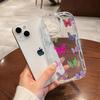 Color butterfly iphone case apple 16 cream pattern 13promax anti-drop 12 soft case 15 protective case 14