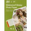 Great Premium Quality Photo Glossy White Paper 8.3"x11.7" A4 Size 20 Sheets Weight 200gsm. Dries Quickly Excellent Price Much Better Finish Colors