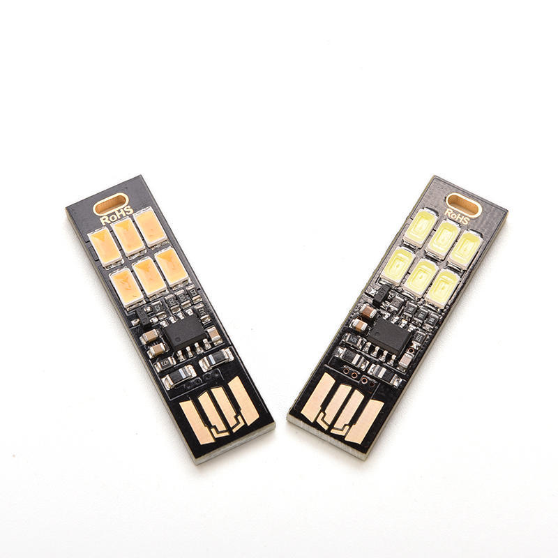Mini Touch Switch Usb Mobile Power Camping Lamp 6 Led Night Light Lamp