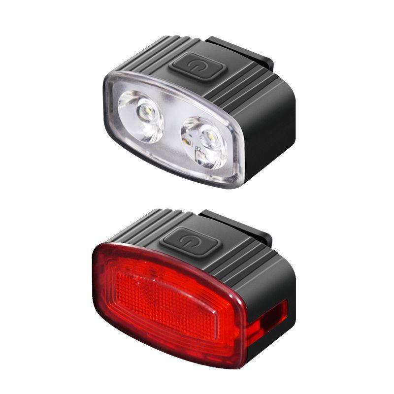 Super jasná vodotěsná USB dobíjecí sada předního a zadního světla na kolo pro noční jízdu